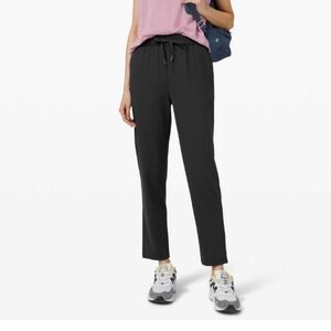 Lululemon Athletica Keep Moving Black Pants 6